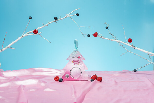 Šumivá bomba do koupele Frozen Winter Berries Christmas Tree (Bath Fizzer) 150 g
