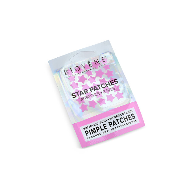 Náplast na nedokonalosti Pink Star Patches 28 ks