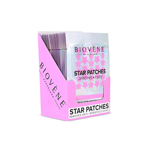 Náplast na nedokonalosti Pink Star Patches 28 ks