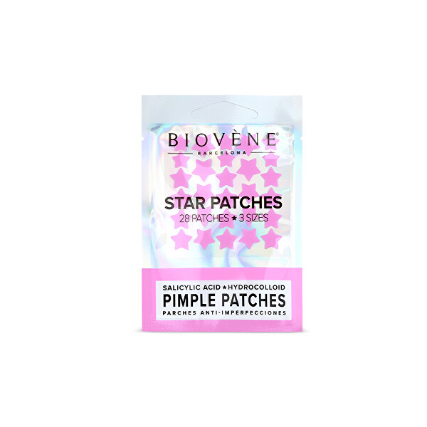 Náplast na nedokonalosti Pink Star Patches 28 ks