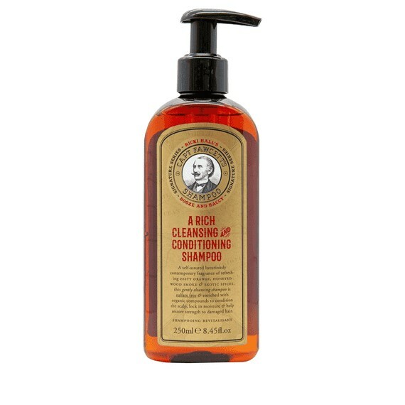 Schützendes Haarshampoo Ricki Hall`s Booze & Baccy (A Rich Cleansing & Conditioning Shampoo) 250 ml