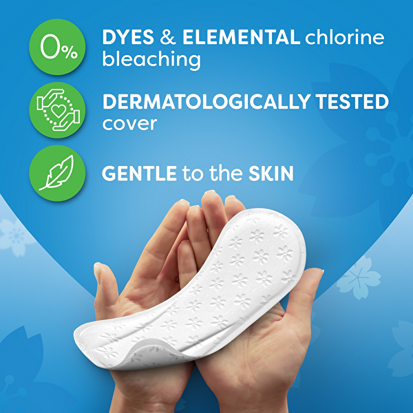 Slipové vložky Cotton Feel Flexiform 56 ks