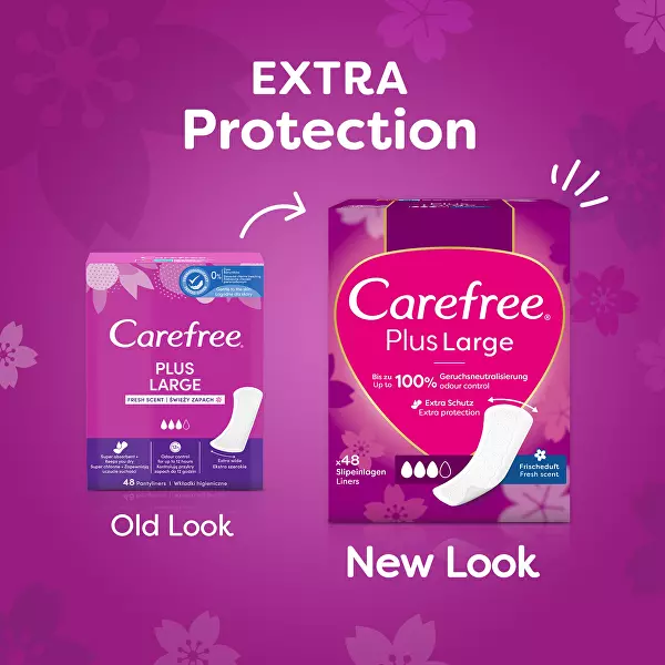 Slipové vložky Plus Large 48 ks