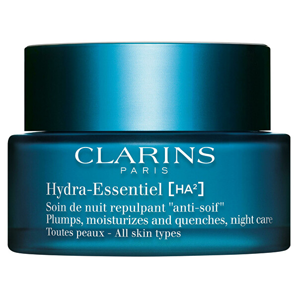 Feuchtigkeitsspendende Nachtcreme für alle Hauttypen Hydra Essentiel (Plumps, Moisturizes and Quenches Night Cream) 50 ml