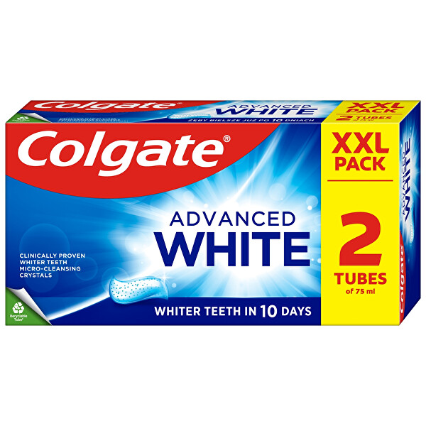 Bělicí zubní pasta Advanced White 2 x 75 ml