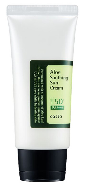 Upokojujúci krém na opaľovanie Aloe SPF 50 Pa+++ (Soothing Sun Cream) 50 ml