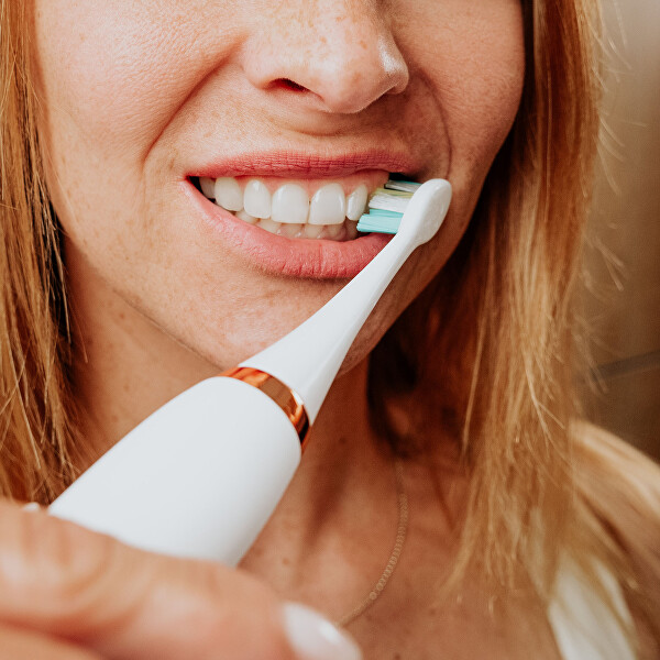 Sonický zubní kartáček s cestovním pouzdrem Perfect Smile bílý ZK7010