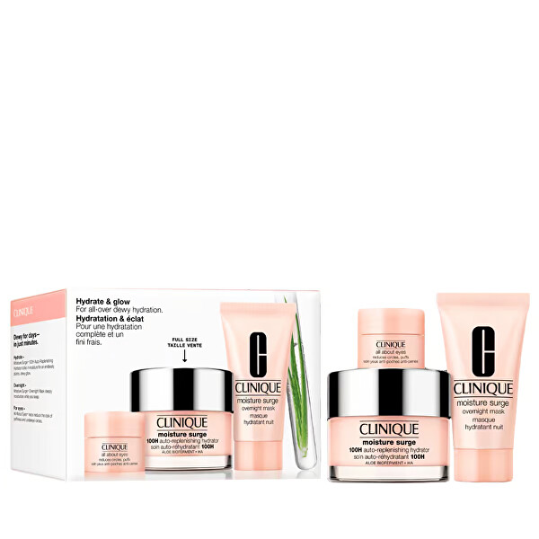 Set cadou hidratant pentru îngrijirea pielii Moisture Surge Hydrate & Glow