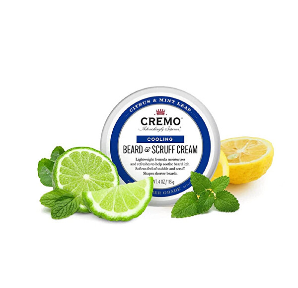 Chladivý krém na vousy Citrus & Mint Leaf (Cooling Beard & Scruff Cream) 113 g