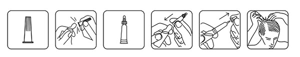 Haarwuchs- und Haarausfallbehandlung für Männer Transdermic Stuffe 500 (mittlerer Grad) 20 x 3,5 ml
