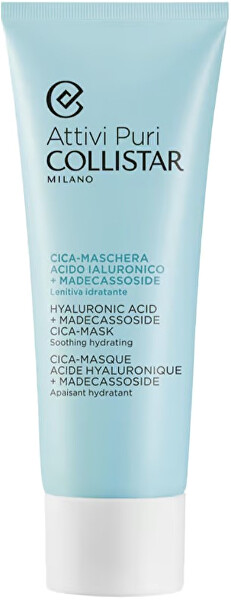 Zklidňující a hydratační pleťová maska (Hyaluronic Acid + Madecassoside Cica-Mask) 75 ml