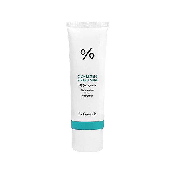 Opalovací krém na obličej SPF 50 Cica Regen (Vegan Sun) 50 ml