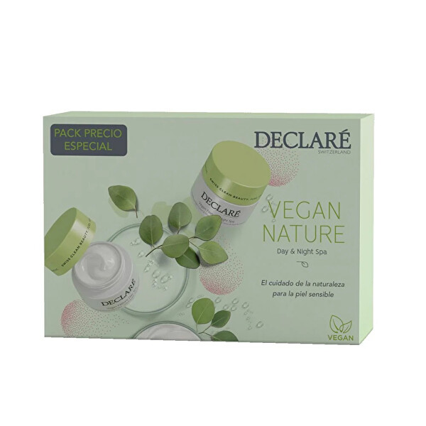 Set regalo per la cura della pelle sensibile Vegan Nature Spa Day & Night Set