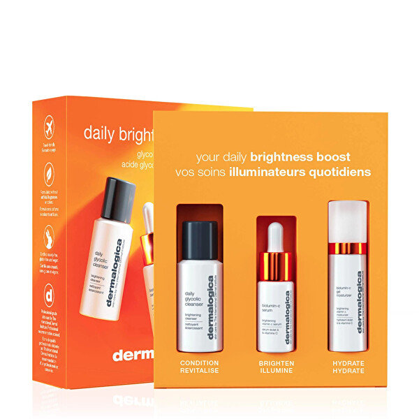 Set cadou de îngrijire pentru iluminarea pielii Daily Brightness Boosters