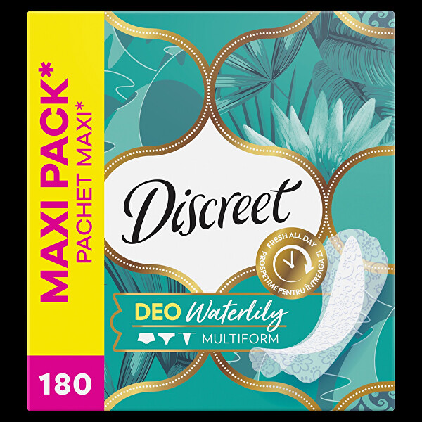Slipové vložky Waterlily Multiform 180 ks