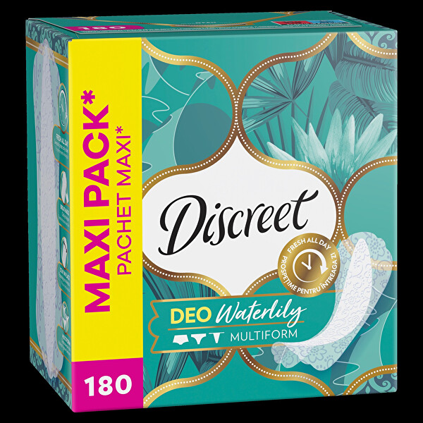 Slipové vložky Waterlily Multiform 180 ks