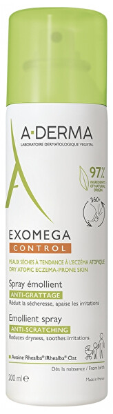 Sprej pro suchou a atopickou pokožku  Exomega Control (Emollient Spray)