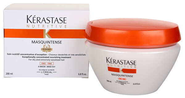 Intenzív tápláló maszk vékonyszálú hajra Masquintense Irisome (Exceptionally Concentrated Nourishing Treatment Fine)