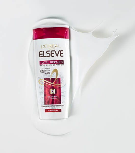Ošetrujúci šampón pre poškodené vlasy Elseve (Total Repair 5 )