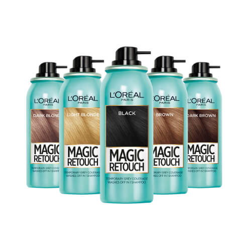 Hajlenövést és ősz hajszálakat fedő korrektor Magic Retouch (Instant Root Concealer Spray) 75 ml