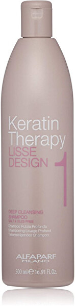 Hloubkově čisticí šampon Lisse Design Keratin Therapy (Deep Cleansing Shampoo)