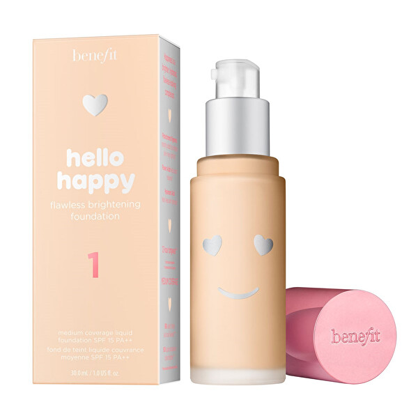 Rozjasňující make-up Hello Happy (Flawless Brightening Foundation) 30 ml