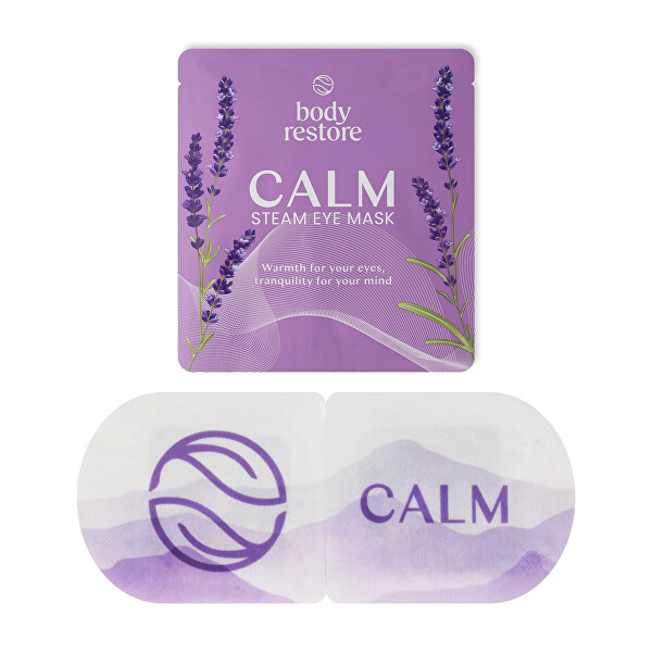 Samozahřívací maska na oční okolí CALM Levandule Steam Eye Mask