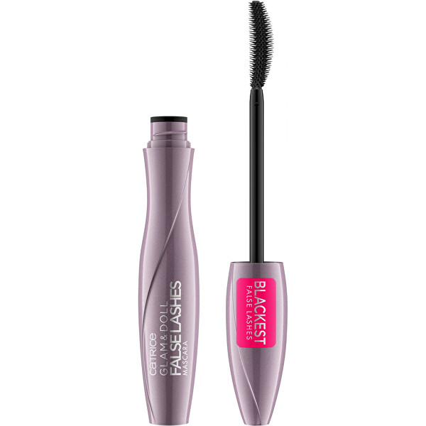 Objemová řasenka s efektem umělých řas Glam & Doll (False Lashes Mascara) 10 ml