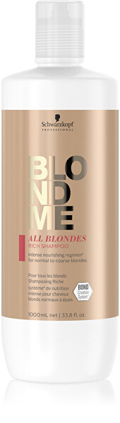 Sampon normál és erős szőke hajra BLONDME All Blondes (Rich Shampoo)