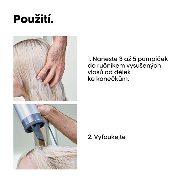 Bezoplachový termoochranný krém s tvarovou pamětí Serie Expert Blow-Dry Fluidifier (Shape Memory Cream - Leave in)
