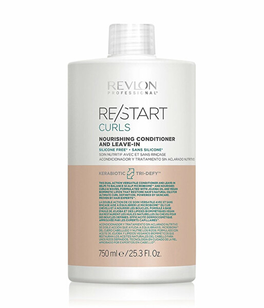 Balsamo nutriente per capelli mossi e ricci Restart Curls (Nourishing Conditioner) 400 ml