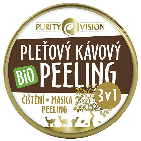 Bio Kávový pleťový peeling 3v1