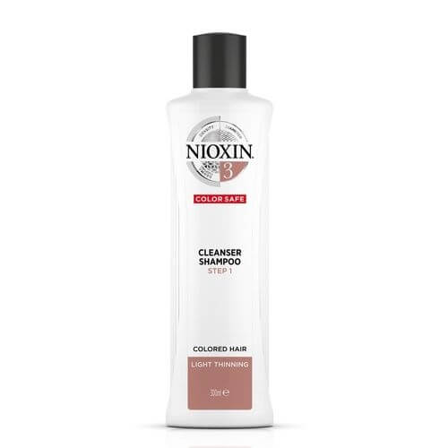 Čistiace šampón pre jemné farbené mierne rednúce vlasy System 3 (Shampoo Cleanser System 3 )