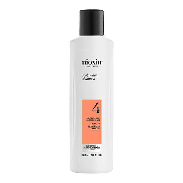 Čisticí šampon pro jemné barvené výrazně řídnoucí vlasy System 4 (Shampoo Cleanser System 4)