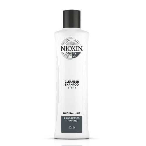 Shampoo detergente per capelli naturali fini fortemente diradati System 2 (Shampoo Cleanser System 2)
