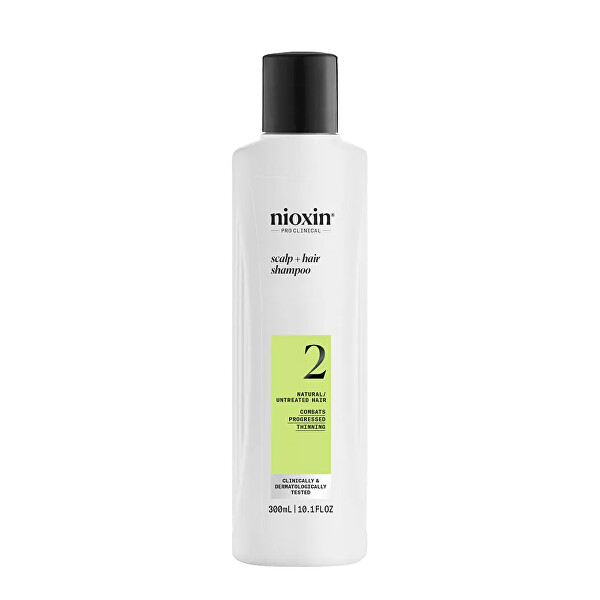 Tisztító sampon finom, jelentősen vékonyodó természetes hajra System 2 (Shampoo Cleanser System 2)