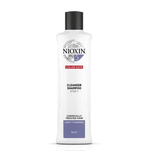 Shampoo detergente per capelli da normali a forti naturali e colorati leggermente diradati System 5 (Shampoo Cleanser System 5)