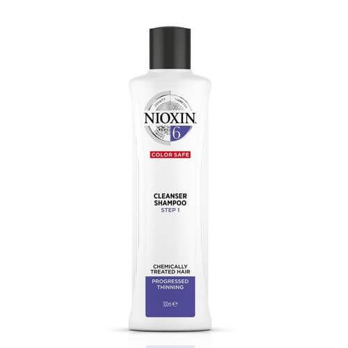 Shampoo detergente per capelli diradati normali e spessi, naturali e trattati chimicamente System 6 (Shampoo Cleanser System 6)