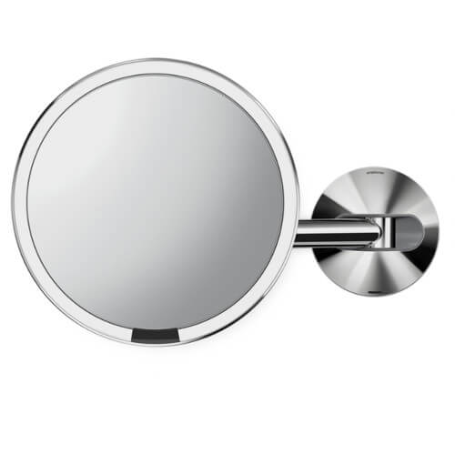 Oglinda cosmetică reîncărcabilă Senzor cu iluminare LED, cu factor de mărire x5