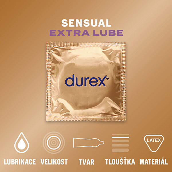 Kondomy Sensual Extra Lube