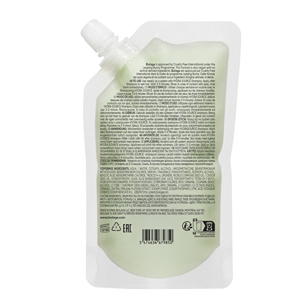 Hĺbková maska pre suché vlasy Hydra Source Pack (Deep Treatment) 100 ml