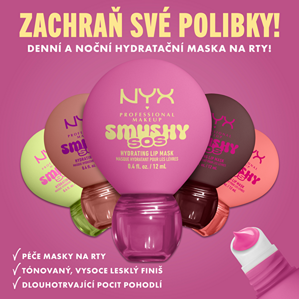 Hydratační maska na rty Smushy SOS Hydrating Lip Mask 12 ml