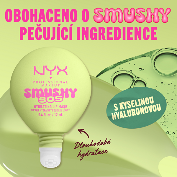 Hydratační maska na rty Smushy SOS Hydrating Lip Mask 12 ml