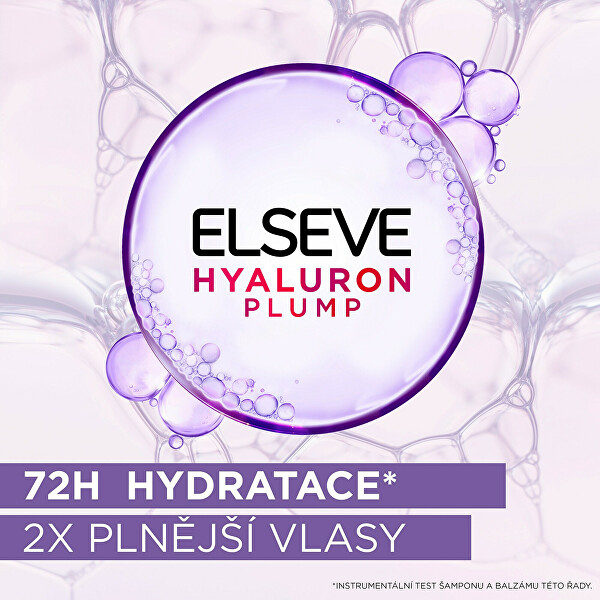 Hydratačný šampón s kyselinou hyalurónovou Elseve Hyaluron Plump 72H ( Hydrating Shampoo)