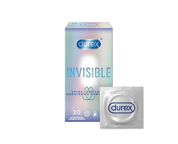 Óvszer Invisible Extra Lubricated