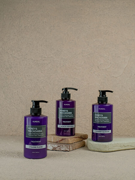 Hydrointenzivní proteinová kúra na vlasy Honey & Macadamia Cherry Blossom (Treatment)