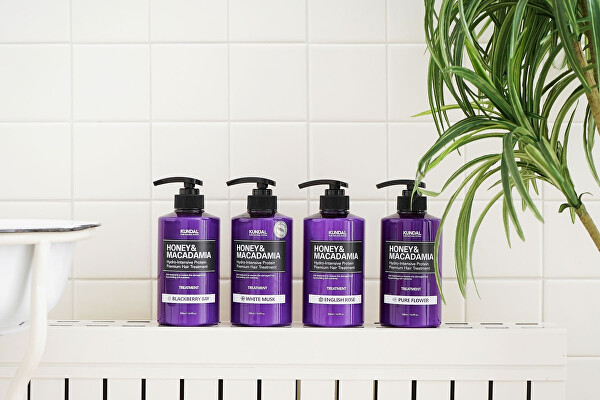 Hydrointenzivní proteinová kúra na vlasy Honey & Macadamia English Rose (Treatment)