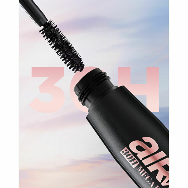 Volumennövelő szempillaspirál Air Volume 30h Mega Black (Mascara) 9,4 ml