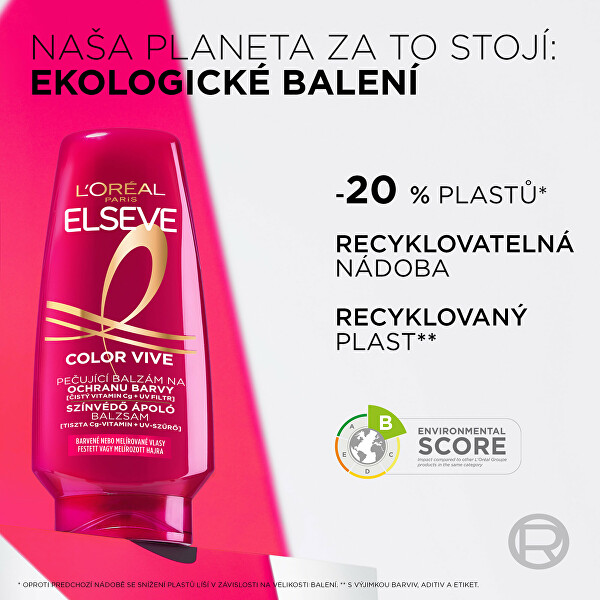 Balzám pro barvené a melírované vlasy Elseve Color Vive