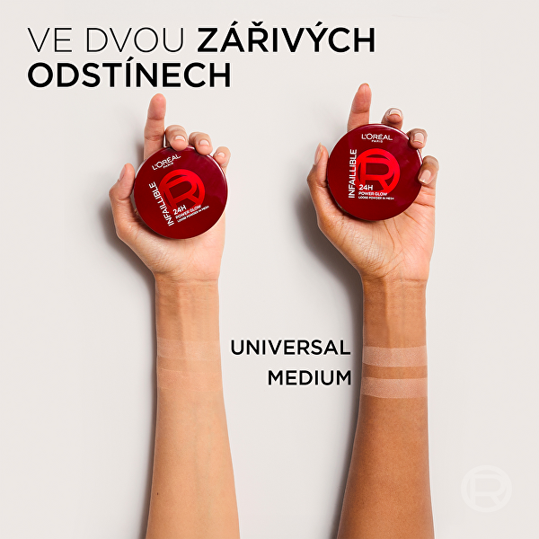 Rozjasňující pudr 24H Power Glow Loose Powder 10 g